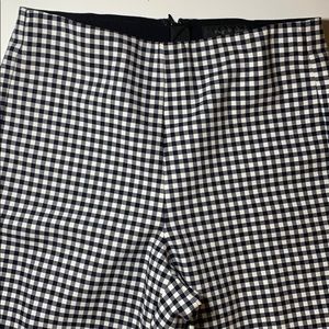 Rag and Bone Simone pant in navy gingham. Size 8.